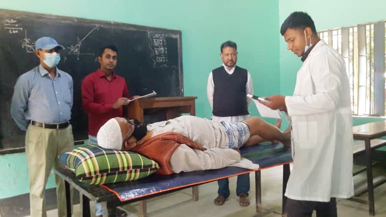 কালীগঞ্জ কল্যাণ সংস্থার ফিজিওথেরাপী ক্যাম্প