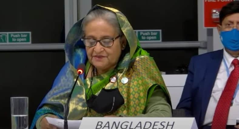 অর্থ ও রাজনৈতিক সদিচ্ছার অভাবে জলবায়ু কর্মকান্ড কার্যকর হচ্ছে না: প্রধানমন্ত্রী