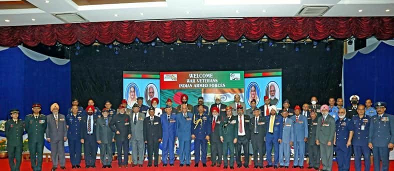 বিমান বাহিনী প্রধানের সঙ্গে ভারতের প্রতিনিধি দলের সৌজন্য সাক্ষাৎ