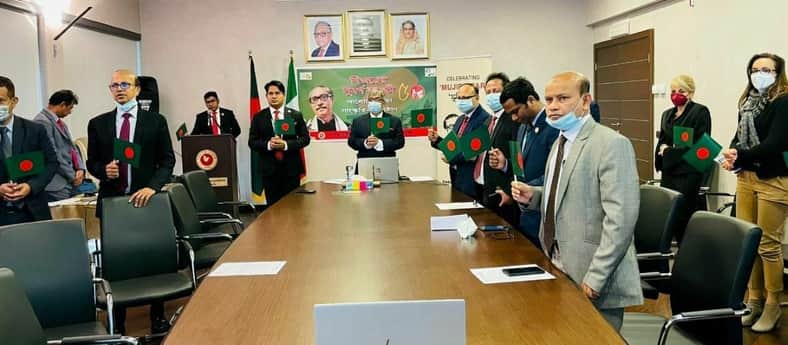 ইতালির রোমে মহান বিজয়ের সুর্বণজয়ন্তী উদযাপিত