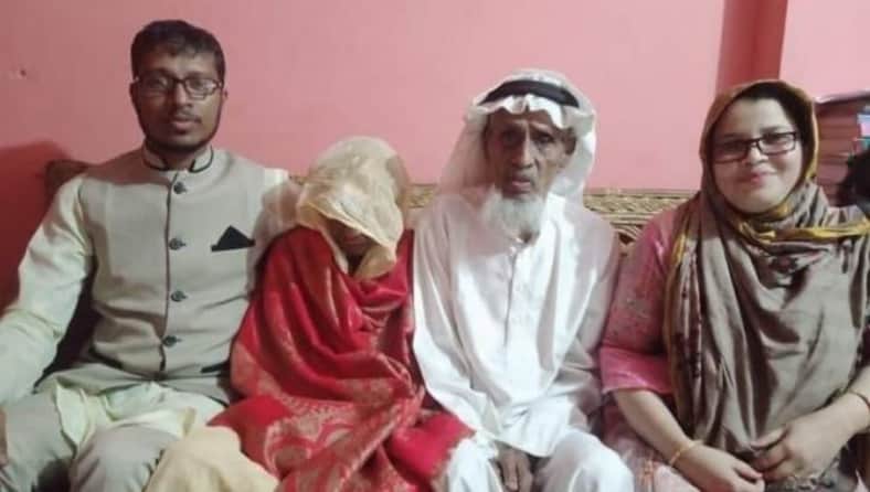 ৯৫ বছর বয়সের বৃদ্ধ বাবাকে বিয়ে করালেন আইনজীবী ছেলে