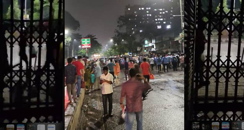নিউ মার্কেট এলাকায়