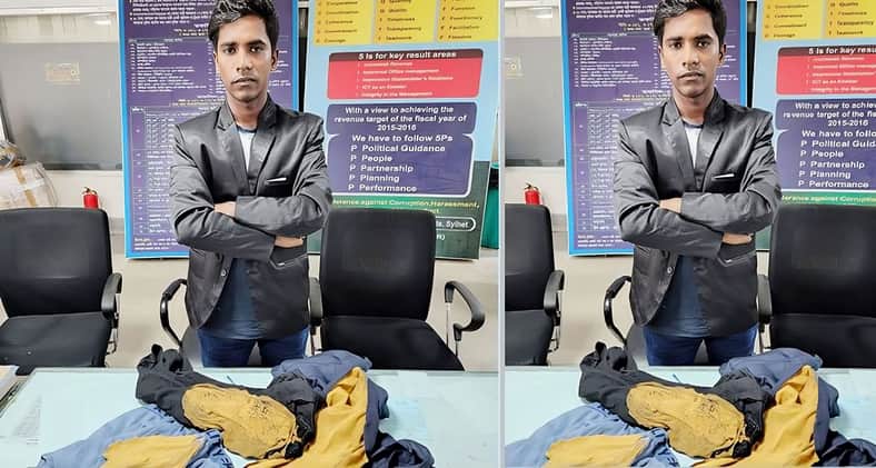 স্বর্ণের আন্ডারওয়্যারসহ যুবক আটক
