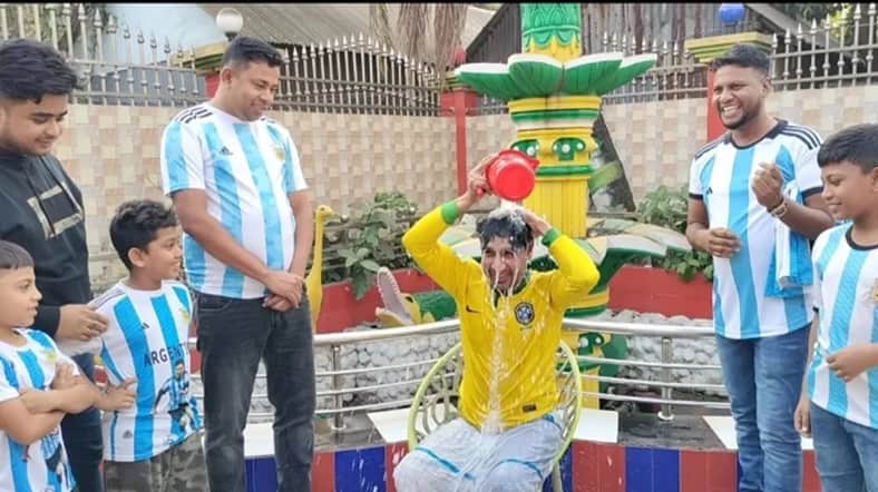 আর্জেন্টিনায় এলেন এক সমর্থক