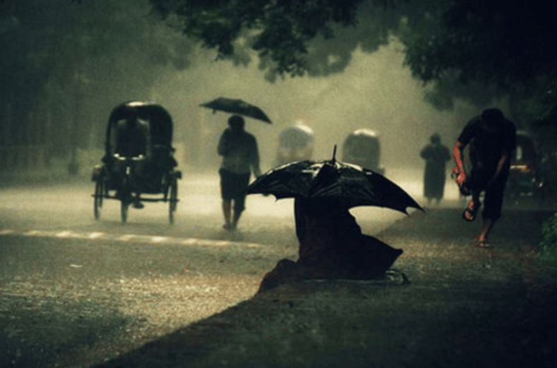 ঝোড়ো হাওয়াসহ বজ্রবৃষ্টির পূর্বাভাস
