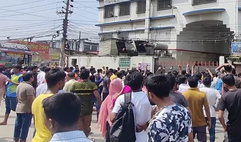 গাজীপুরে দুটি কারখানায় কর্মবিরতি
