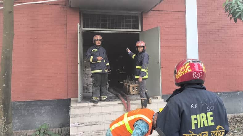 Fire in Capacitor Bank