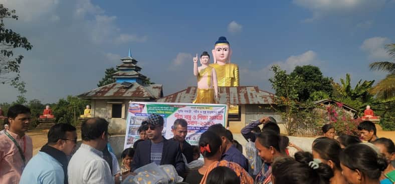 Int'l peace NGO Conducted