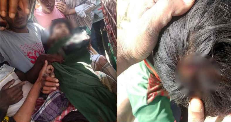 বাংলাদেশি কিশোর আহত