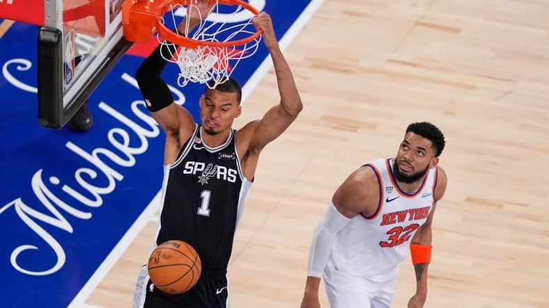 NBA Finals Game 5 Knicks Spurs Wembanyama