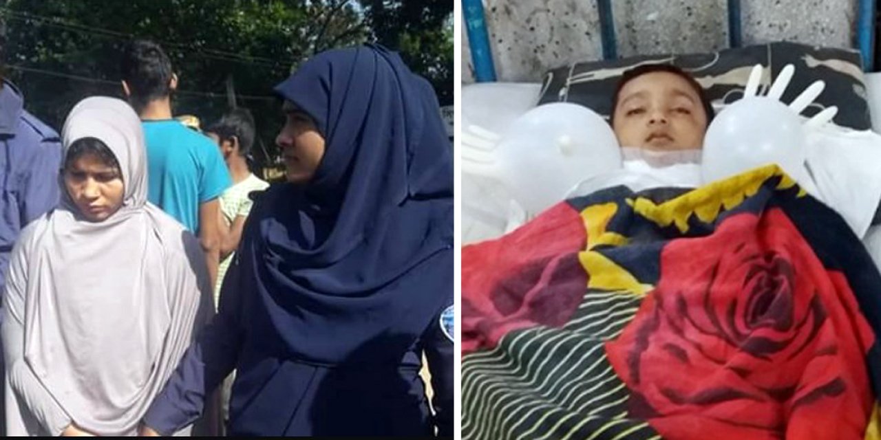 সন্তানের গলা কেটে দিলেন সৎ মা, রক্ত দিয়ে বাঁচাল পুলিশ