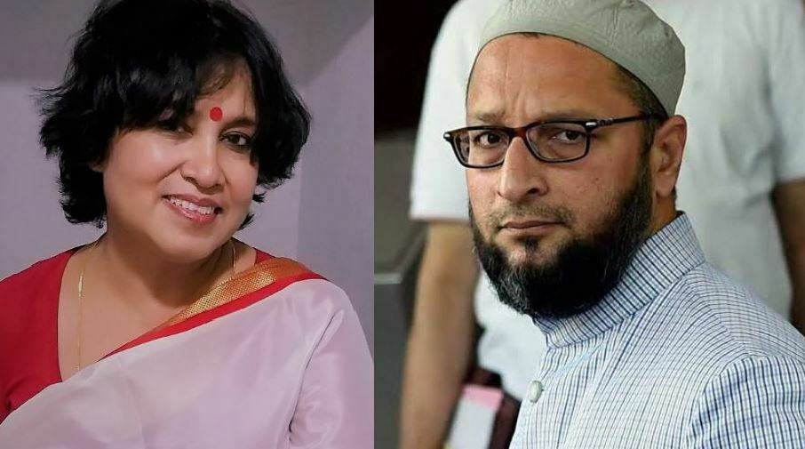 ‘ধর্মের রাজনীতি’ প্রসঙ্গে ওয়াইসিকে যা বললেন তসলিমা নাসরিন