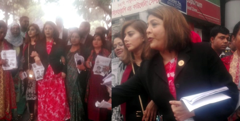 তাপসের জন্য প্রচারণায় মাঠে নামলেন বড় ভাবি জুথি