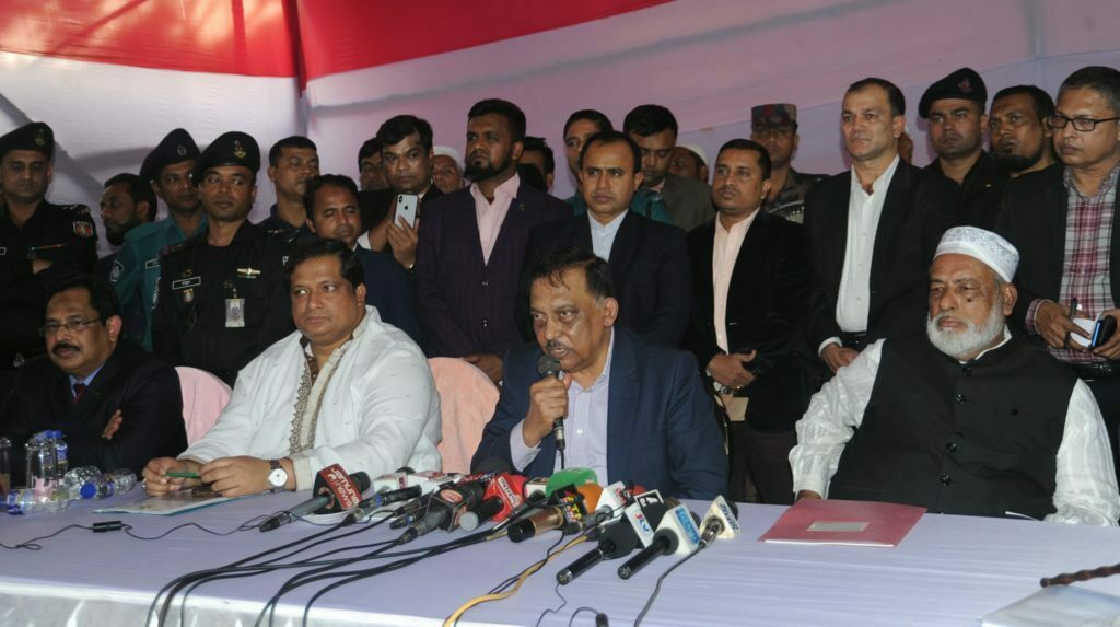 বিশ্ব ইজতেমা শান্তিপূর্ণভাবে অনুষ্ঠানের সব উদ্যোগ নেয়া হয়েছে: স্বরাষ্ট্রমন্ত্রী
