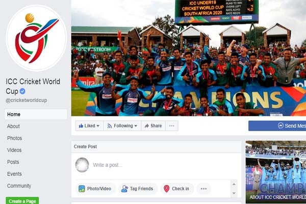 আইসিসির অফিসিয়াল পেইজে জুনিয়র টাইগাররা