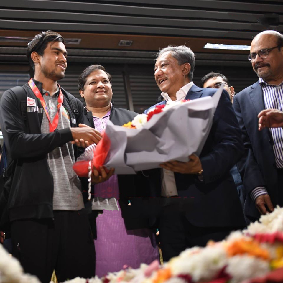 বিশ্ব চ্যাম্পিয়ানদের বরণ করে নিয়ে যা বললেন পাপন