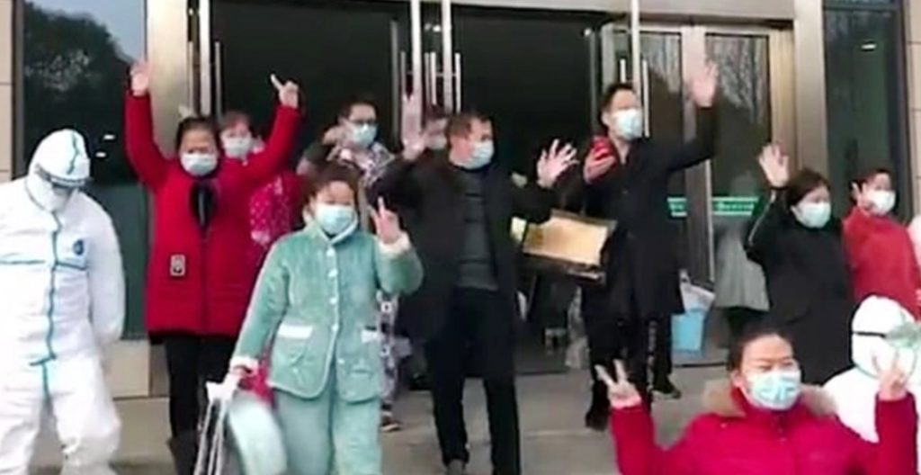 করোনাভাইরাস জয়ী ২০ রোগীর উচ্ছ্বাসের ভিডিও ভাইরাল