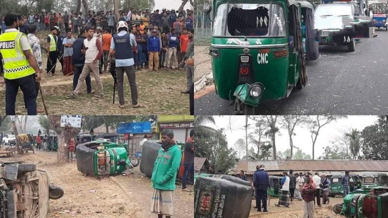 শ্রমিক-গ্রামবাসীর সংঘর্ষে রণক্ষেত্র নবীগঞ্জ, আহত শতাধিক