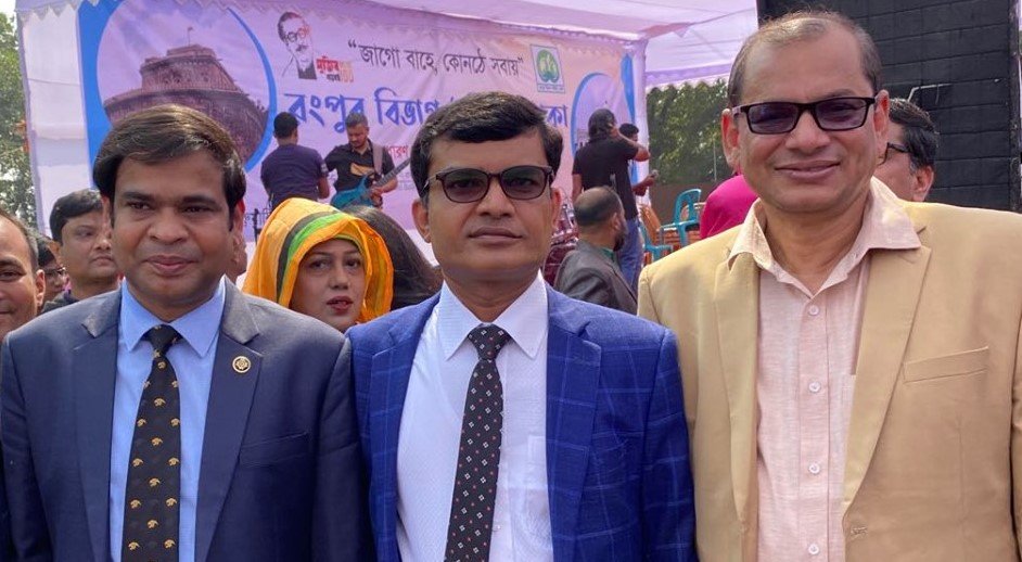 ঢাকাস্থ রংপুর বিভাগ সমিতির সভাপতি নূরুল, সা. সম্পাদক কালাম
