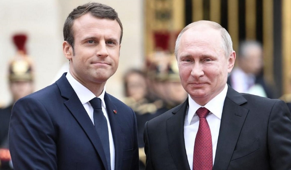পুতিন-ম্যাক্রোঁ