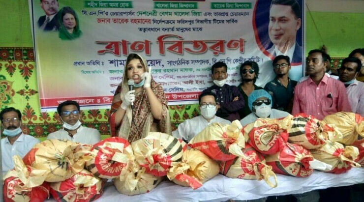 সরকারি ত্রাণ ক্ষতিগ্রস্তদের কাছে পৌঁছে না: শামা ওবায়েদ