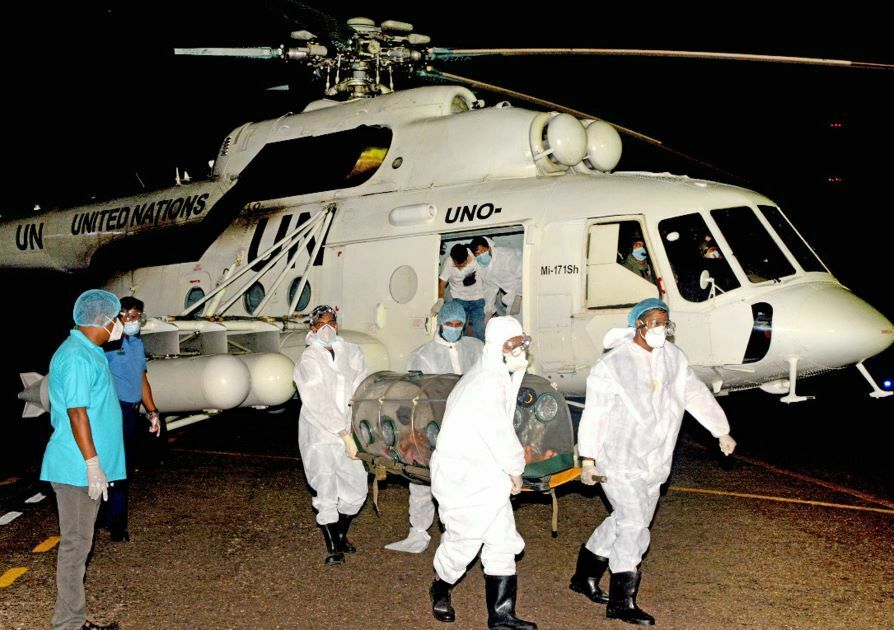 হেলিকপ্টারে ঢাকায় আনা হলো করোনা আক্রান্ত জেলা পরিষদ চেয়ারম্যানকে