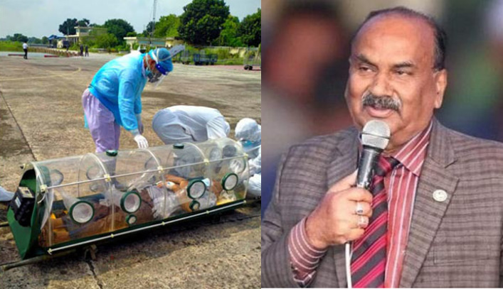 হেলিকপ্টারে ঢাকায় আনা হলো এমপি মনসুরকে