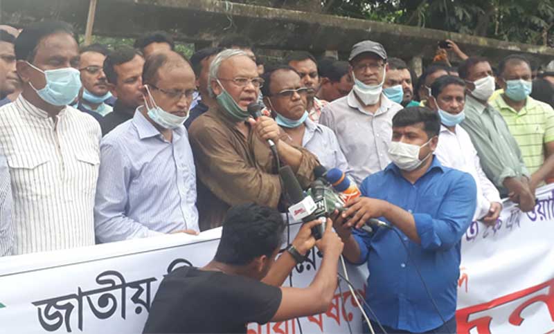 কাদের সাহেব আপনারা ক্ষমতায় আছেন অন্য দেশের দয়ায় : রিজভী