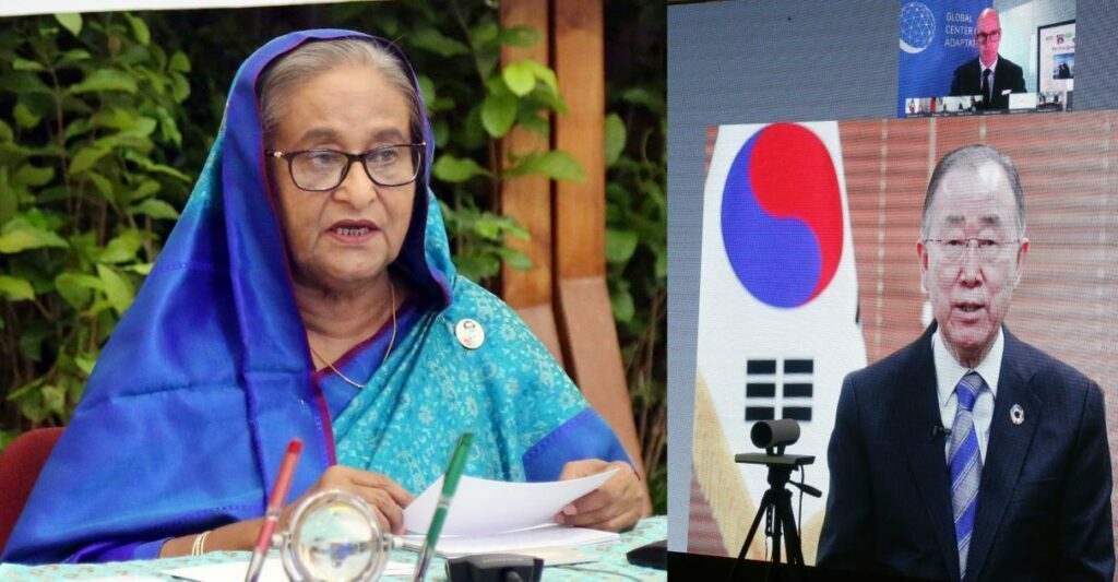 জলবায়ু ন্যায় বিচার প্রতিষ্ঠায় চার দফা প্রস্তাব উত্থাপন করলেন প্রধানমন্ত্রী