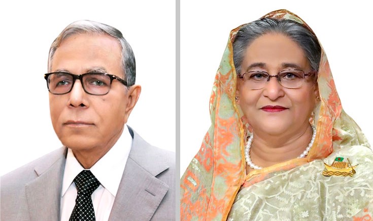 জাতীয় স্মৃতিসৌধে রাষ্ট্রপতি ও প্রধানমন্ত্রীর পক্ষে শ্রদ্ধা নিবেদন