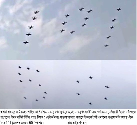 ২৬ মার্চ বাংলাদেশের আকাশে দেখা যাবে ‘৫০’ ও ‘১০১’