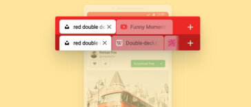 Android এ দুই সারি ট্যাব
