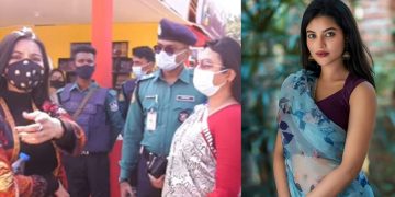 মাস্ক ছাড়া ঘুরছিলেন নায়িকা