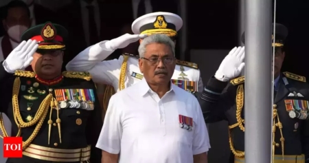 India strongly denied reports that it had facilitated president Gotabaya Rajapaksa’s escape to the Maldives (AP, file photo)