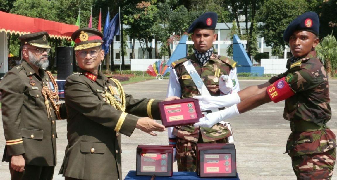 অর্ডন্যান্স কোরের রিক্রুট ব্যাচ-২০২২ এর সমাপনী কুচকাওয়াজ অনুষ্ঠিত