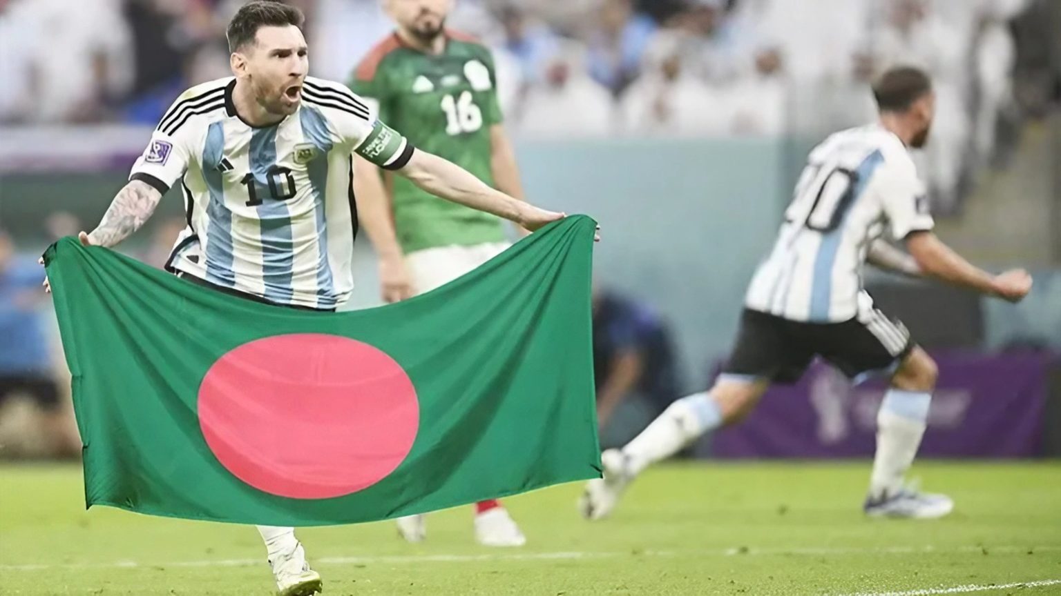 বিশ্বকাপ উন্মাদনা দ্বিগুণ করেত বাংলাদেশি সমর্থকদের জন্য আর্জেন্টিনার উপহার! মেসি