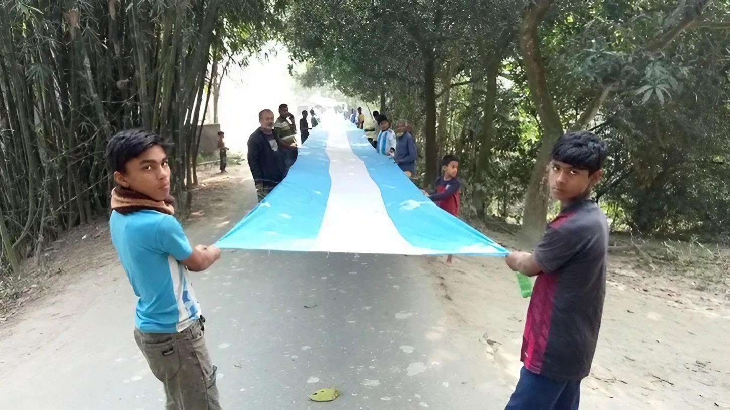 আর্জেন্টিনার ৭২০ ফুট পতাকা