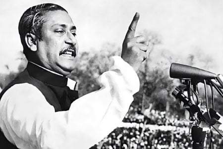 আজ ঐতিহাসিক ৭ মার্চ বঙ্গবন্ধু শেখ মুজিবুর রহমান