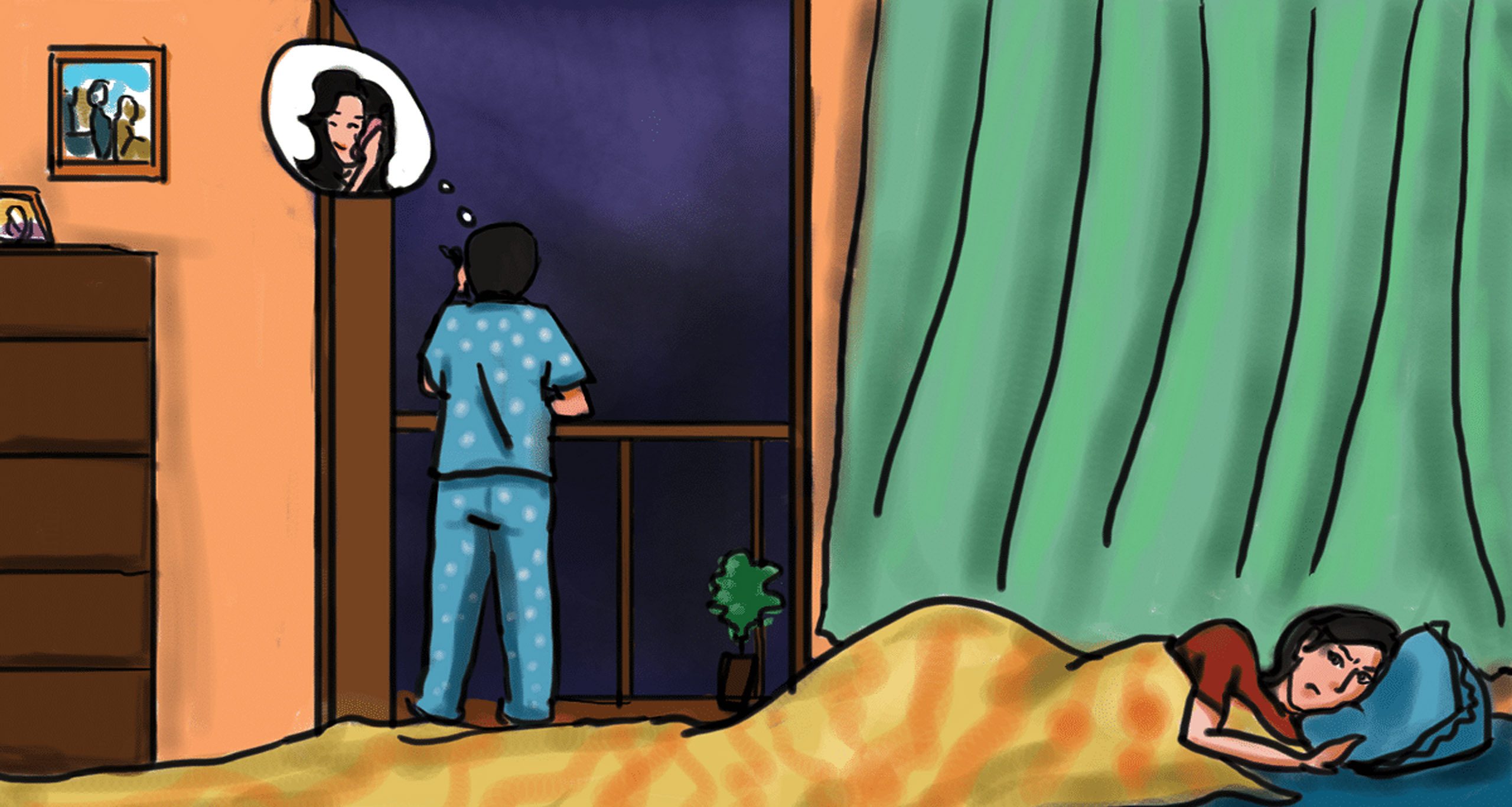 ভাবির সঙ্গে ফোনালাপ