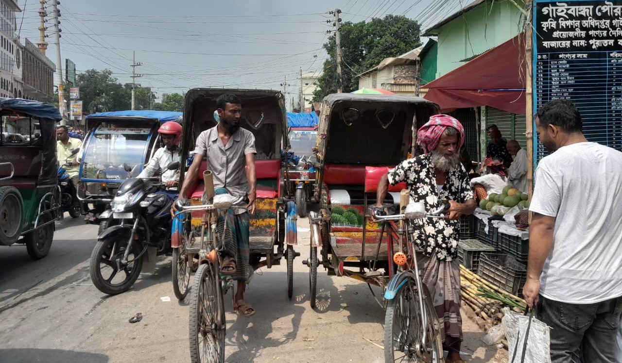 গ্রাম-মফস্বল থেকে হারিয়ে যাচ্ছে পায়ে টানা রিকশা