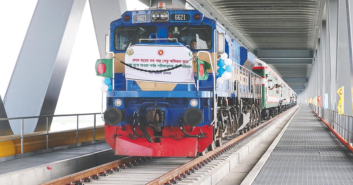 পদ্মা সেতুতে ট্রেন চলবে ১০ অক্টোবর, উদ্বোধন করবেন প্রধানমন্ত্রী