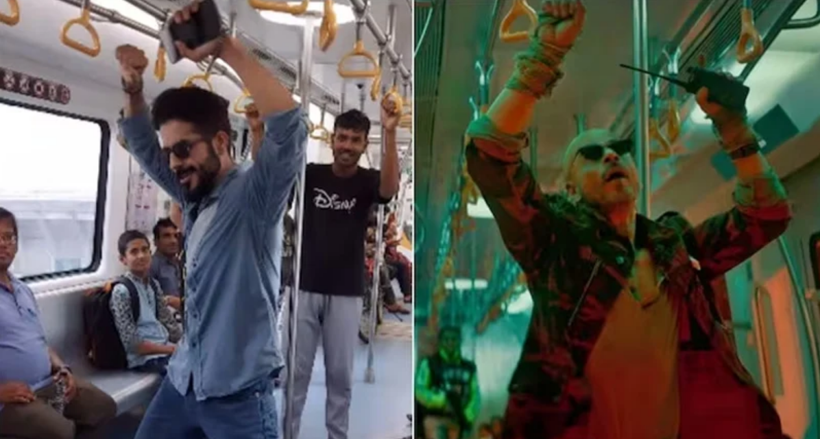 শাহরুখের মতো মেট্রোতে নেচে ভাইরাল এই উঠতি অভিনেতা ভাইরাল