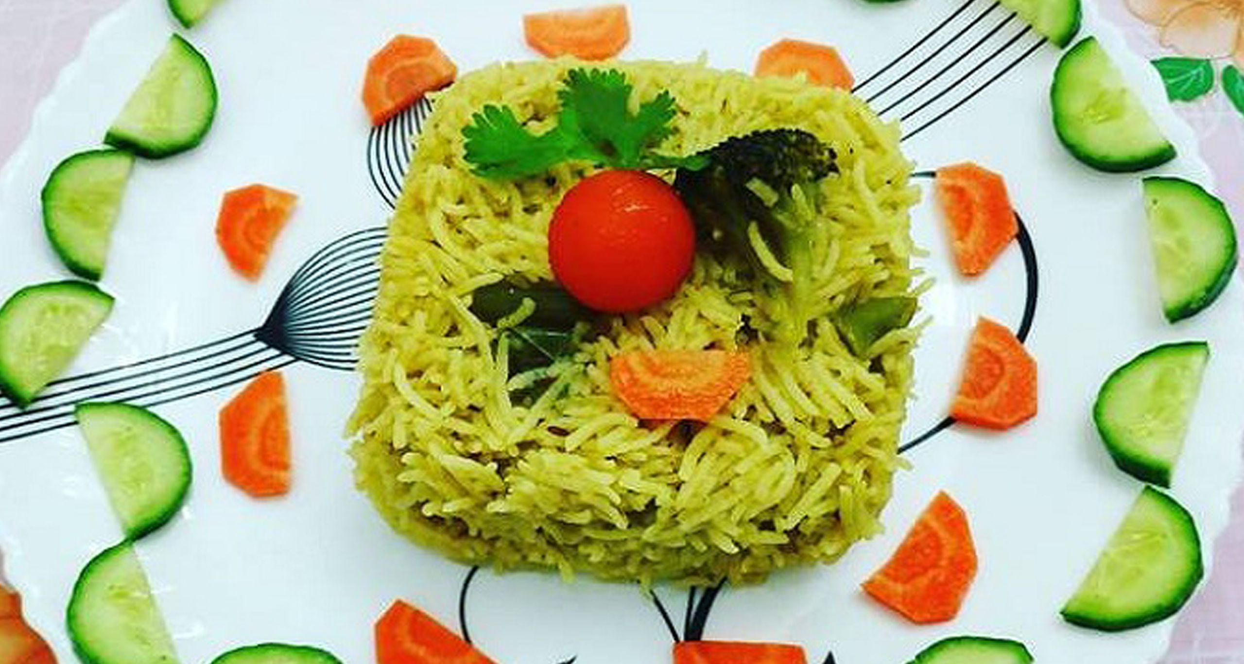 সুস্বাদু পালং পোলাও