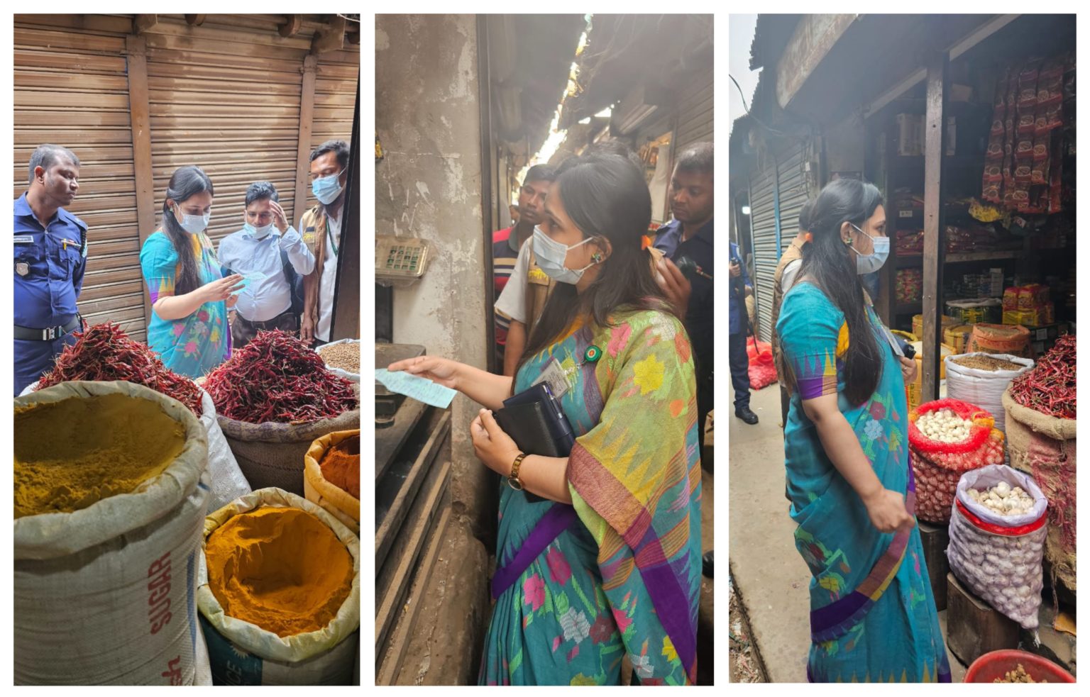 কালীগঞ্জে বাজার নিয়ন্ত্রণে ভ্রাম্যমান আদালত, ৩ ব্যবসায়ির অর্থদন্ড