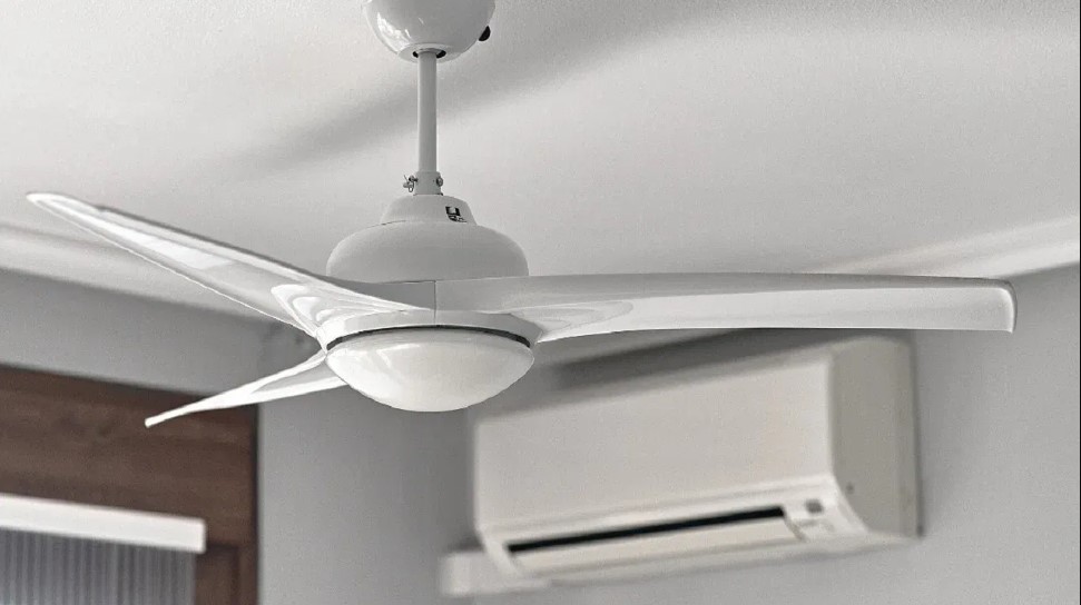 Ceiling fan and AC