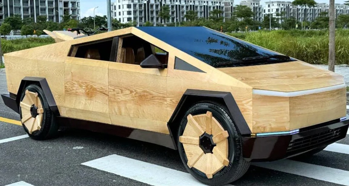 সাইবার-ট্রাক-গাড়ি