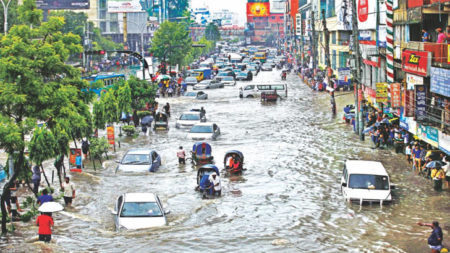 ঢাকায় জলাবদ্ধতা