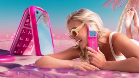 HMD Barbie flip Phone