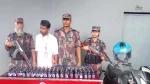 প্রেস’ লেখা মোটরসাইকেল
