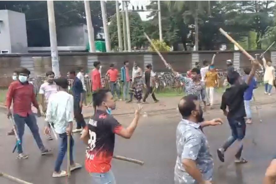 গাজীপুরে যুবদল ও কৃষক দলের মধ্যে সংষর্ষ (1)